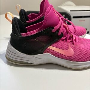 Nike Pink and Black Athletic Shoes